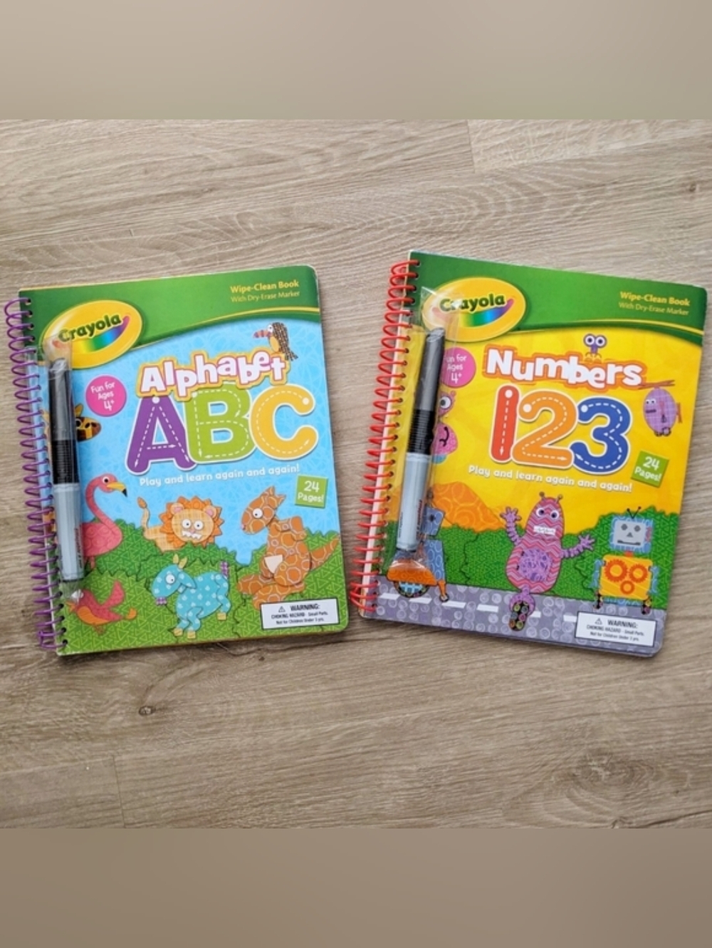 Crayola Dry Erase Writing Practice Books